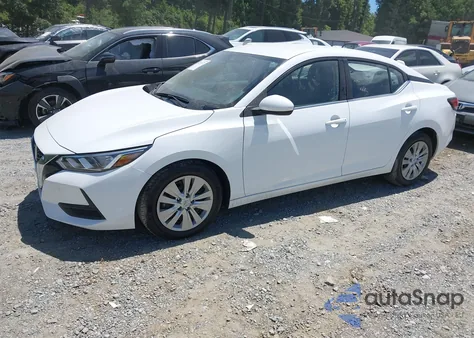 2022 Nissan Sentra S Xtronic Cvt z USA, uszkodzony, nr VIN 3N1AB8BV7NY307994